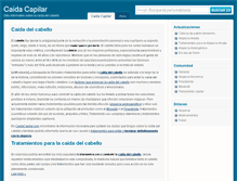 Tablet Screenshot of caidacapilar.com